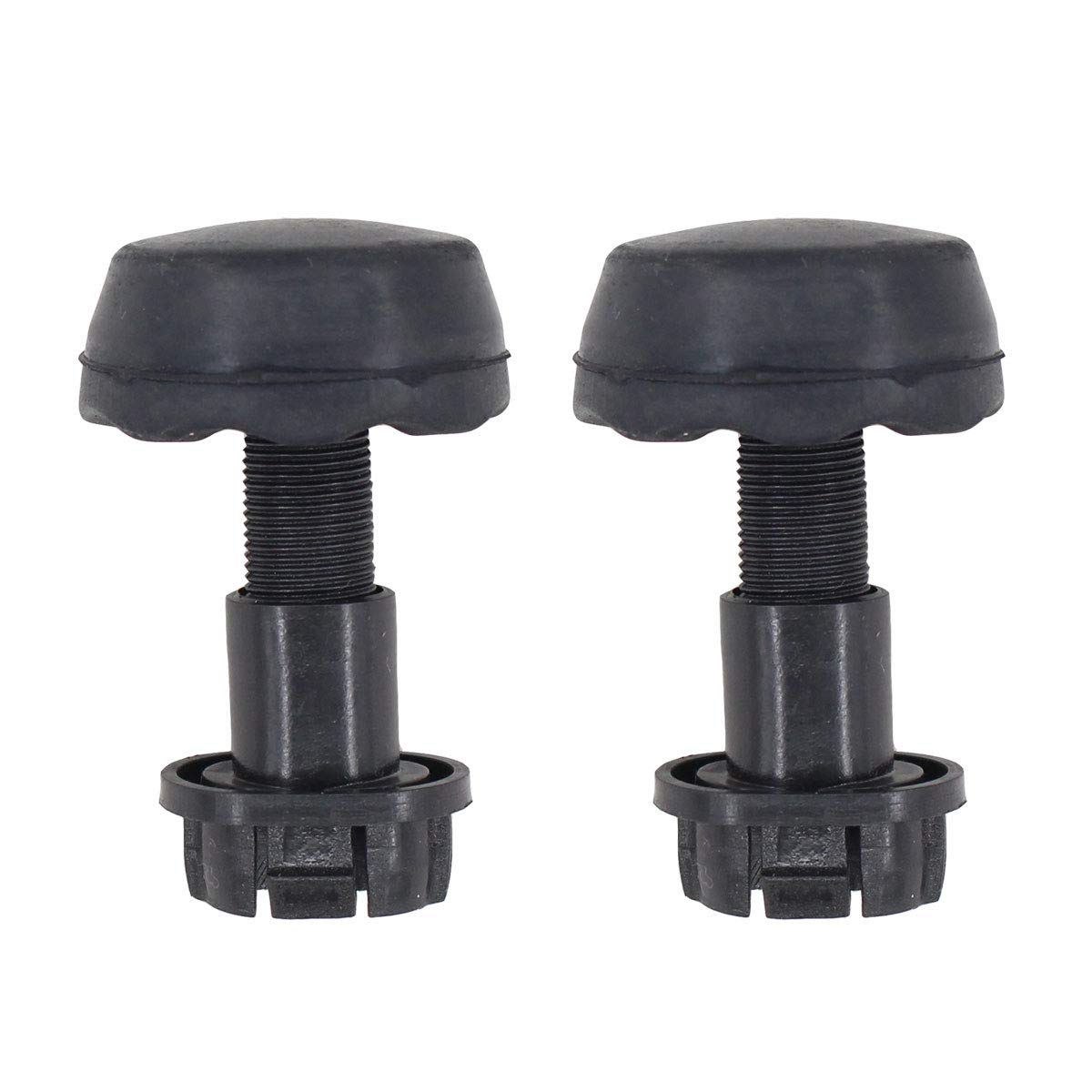 Amazon.com: NewYall 2Pcs Radiator Hood Stop Cushion Black Rubber